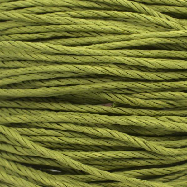 plied paperyarn thin lime